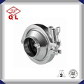 DIN Stainless Steel Sanitary Natural Gas and Medical Non Return Quick Connect Check Valve 6 Inch